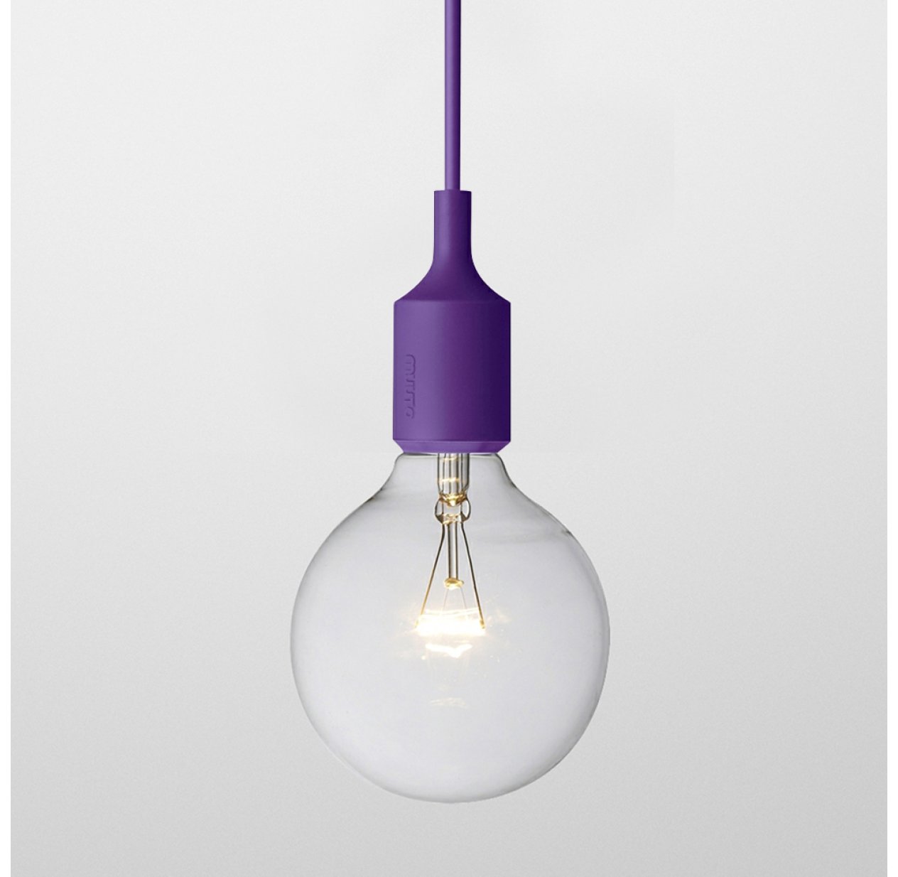 Suspension E27 Violet Muuto pour chambre enfant Les Enfants du Design